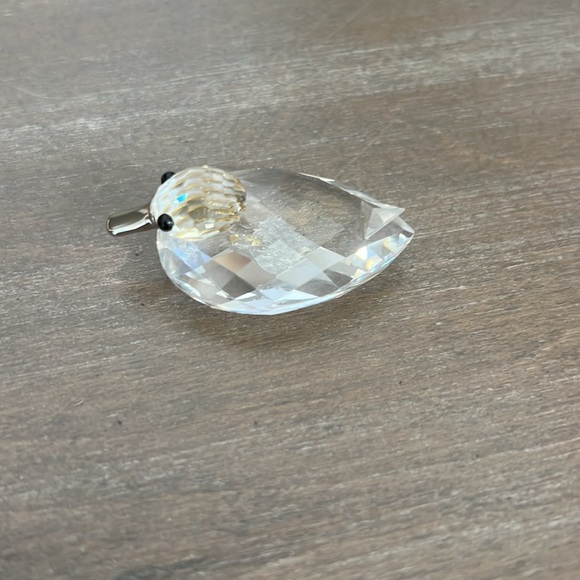 SWAROVSKI Crystal Duck w Silver Beak Figurine - Picture 6 of 6